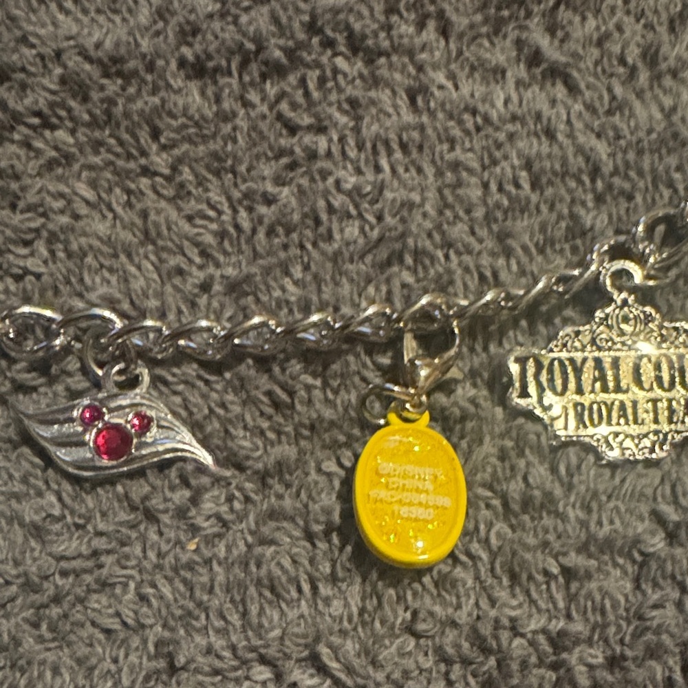 Disney Charm Bracelet with Blue, Green, Red, Yellow Accents - Picture 3 of 7